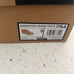 Fila Disruptor II Suede Festa in Tan
